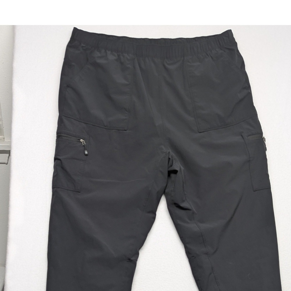 Eddie Bauer Women T18 Gray Fleece Lined Cargo Joggers Hiking Pants